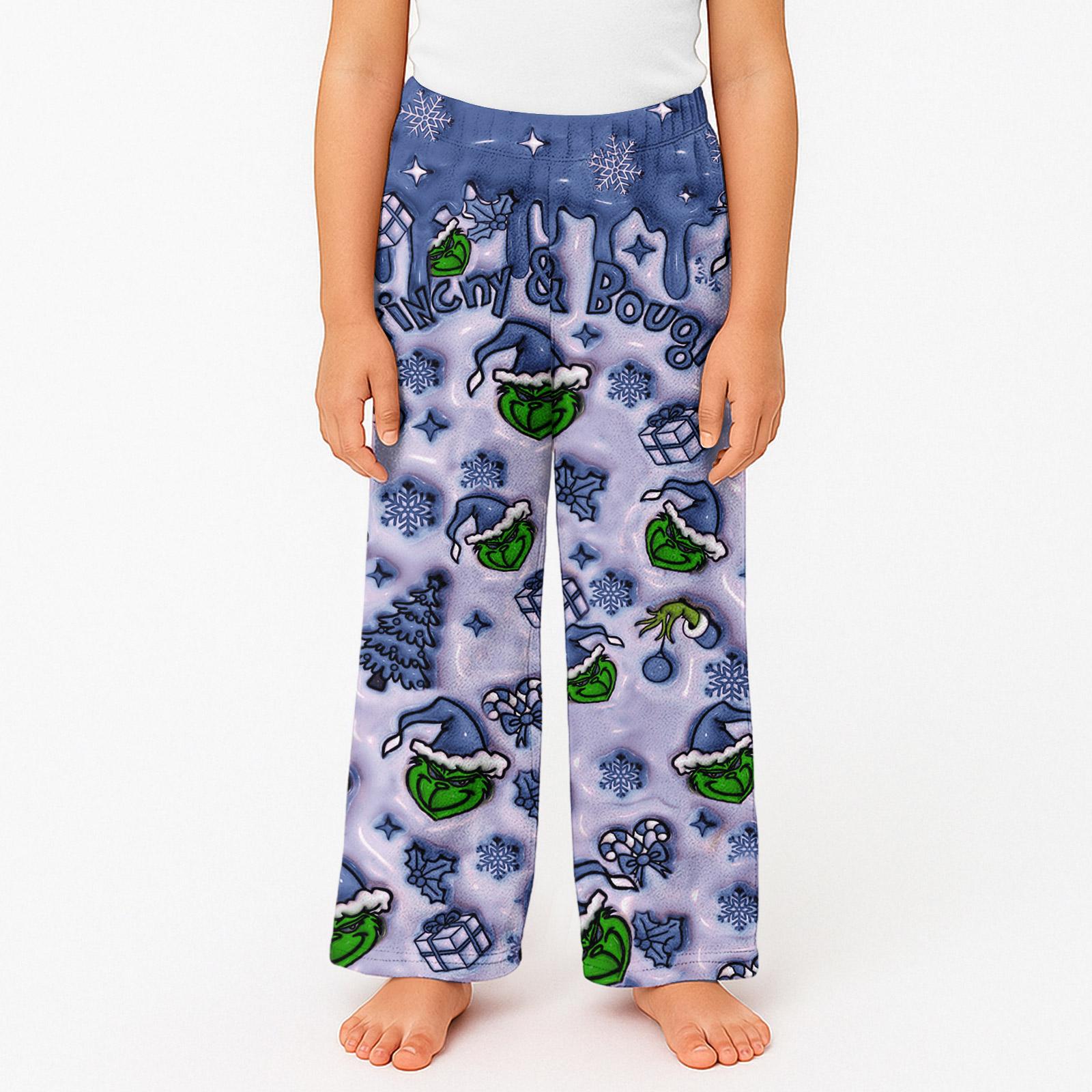 

Children s Winter Pants Full Length Long Trousers Printed Pants 100