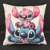 Față de pernă drăguță Disney Lilo&Stitch Personaj Anime Desen Animat Înger Pernă Canapea Decorațiune Casă Dormitor Kawaii Cadouri de Ziua de NaștereA,(2)