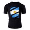 Print Argentina National Flag Fan Shirt Vamos Futbol Tee Tshirt Men Outfit Men's Tshirts Comic Homme - Men's Summer Cotton Gr...