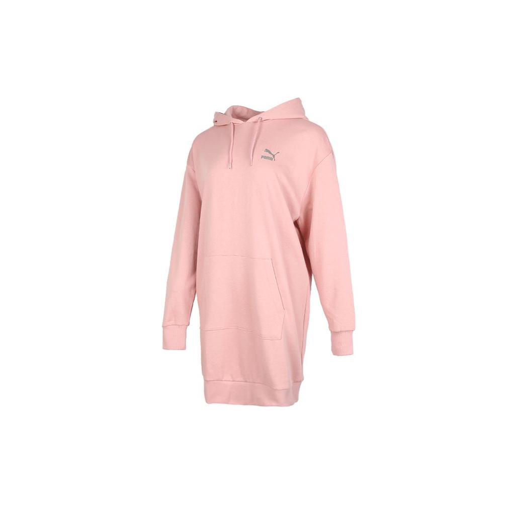 Puma Classics Hooded Long Sleeve Dress Women dress Pink 599165-14