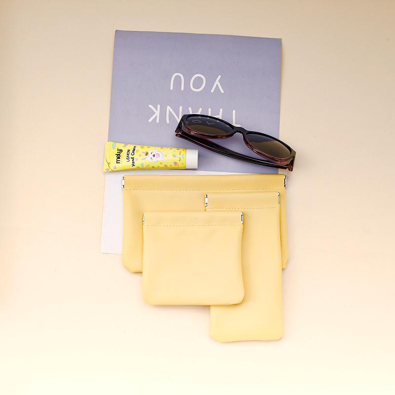 Kompaktes Reiseaufbewahrungsset: Lippenstifthalter, Kabelorganisator, Münzbörse, Make-up-Tasche