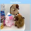 Baseball Backpack Capybara Cute Cartoon Stuffed Doll Backpack Soft Pig Guinea