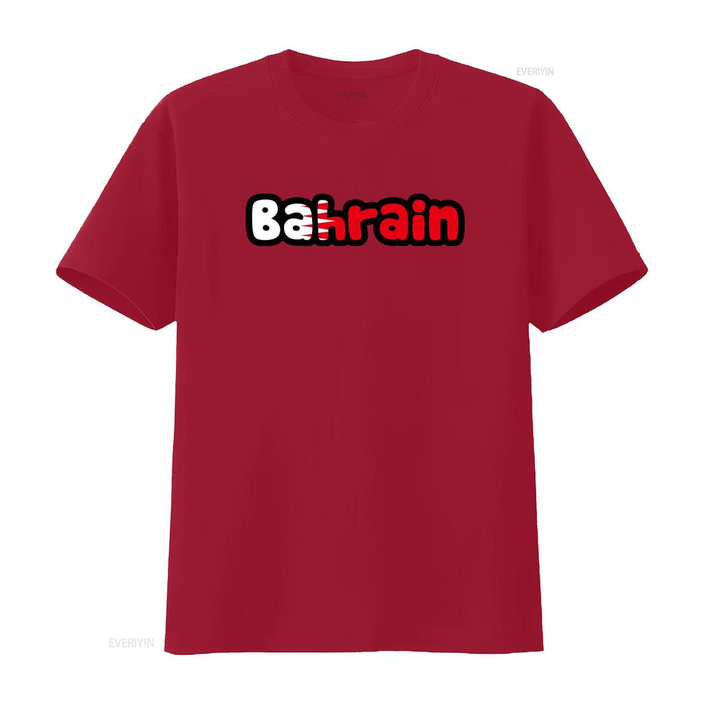 Bahrein Vlag Volwassenen Mannen T-shirt Stijlvol Patriottisch Ontwerp vintage Gewassen mode homme Ademend Zacht designer kleding