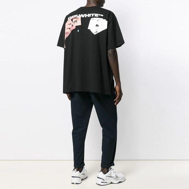 OFF WHITE Hand Card T Shirt OMAA038E191850111088
