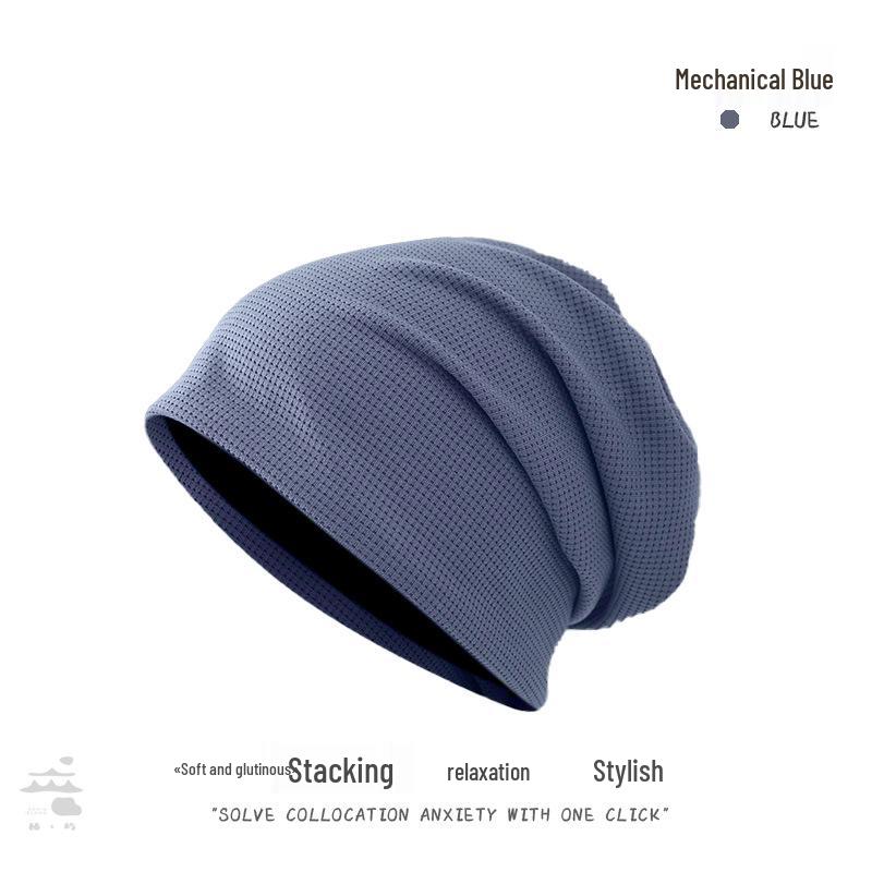 

Women s Japanese Style Ruched Slouchy Knit Beanie - Versatile, Casual Solid Color Head Wrap