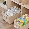 2025 New 8/15/27L Large Capacity Folding Storage Basket Fabric Clothes Storage Box Toy Storage Box Saves Space