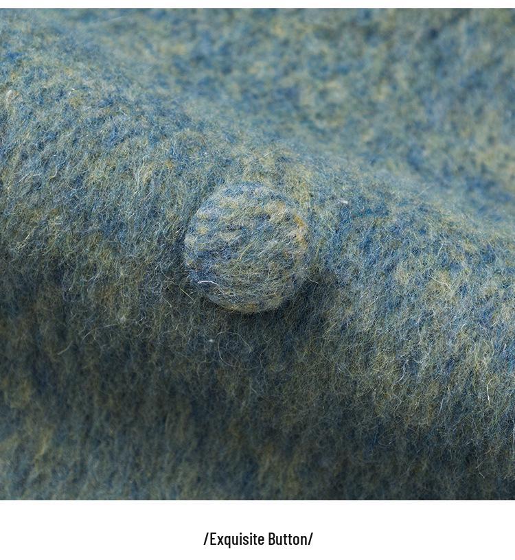 Princess Sister: Elegant A-line Double-Faced Wool Coat for Women - Autumn/Winter 2025 Collection