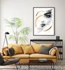 Modern Poster Picture for Wall Woman Black Frame for Living Room Bedroom