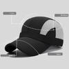 Summer Quick-Dry Baseball Cap Brim Spliced Net Cap Outdoor Sports Sun Hat Cap
