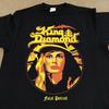 Carton King Diamond Band Fatal Portrait Heavy Metal T-shirt Thick T-shirt Cotton Men's and Women's Casual Print Short Sleeves