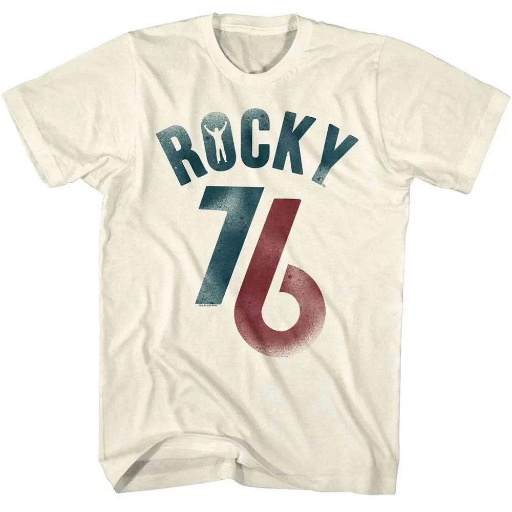 Rocky Vintage Athletics 1976 Men s Natural T Shirt L