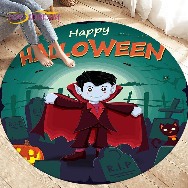 Cartoon Gamer Game Controler Area Koberec,Koberec s kulatým kobercem do obývacího pokoje Ložnice Dekorace,Děti si hrají plazící se protiskluzová podložka na podlahu