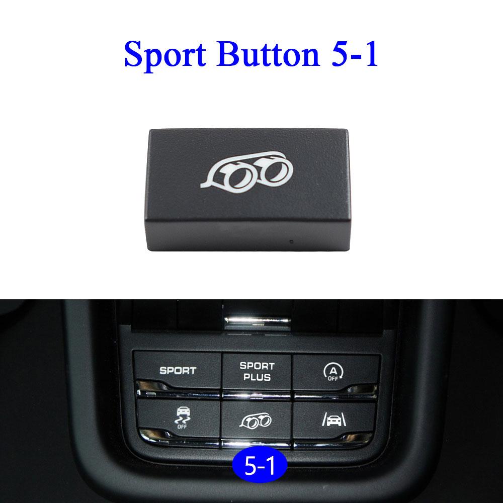 Car Front Console Drive Mode Suspension Sport Button Center Traction Control Switch For Porsche Cayenne 7P5 2010-2018