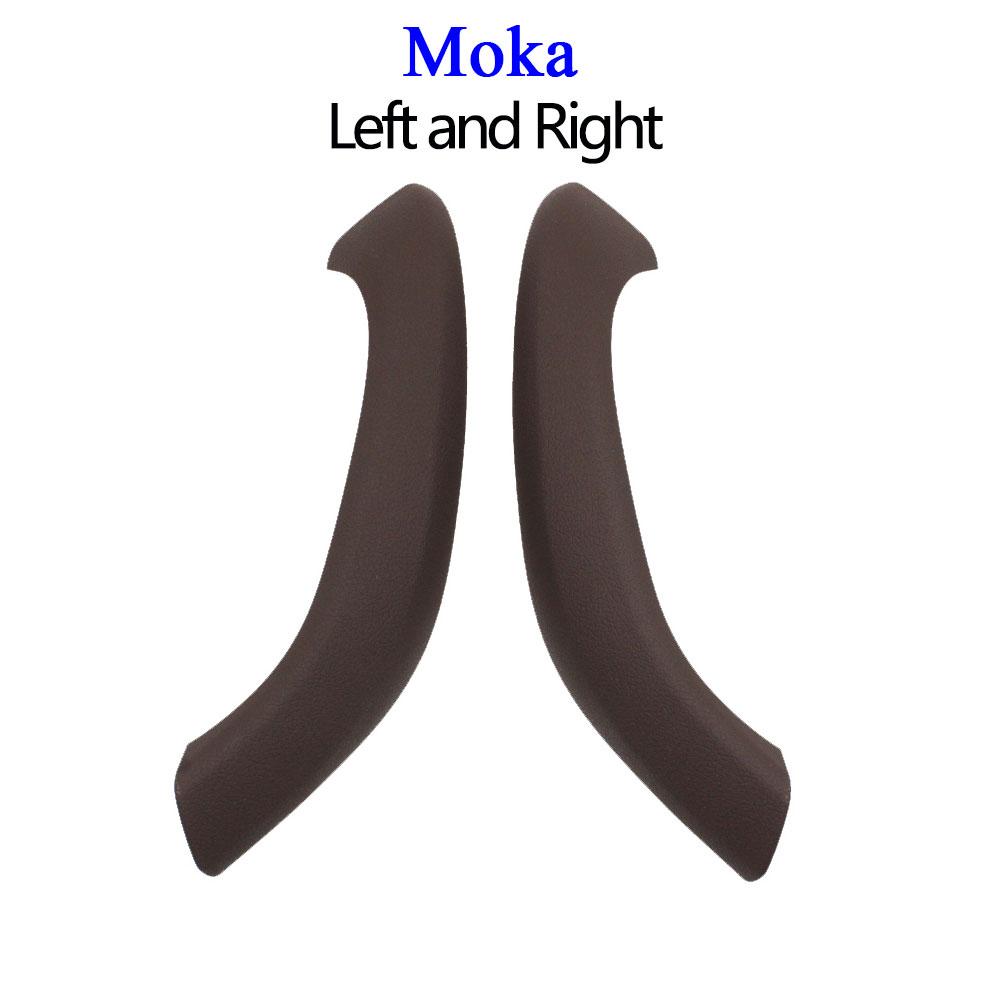 LHD RHD Carro Interior Porta Preto Bege Carbono Esquerdo Direito Puxador Cobertura Externa Acabamento Substituição Para BMW X1 X2 F48 F49