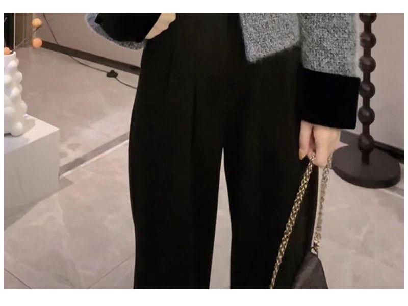 New French Petite Woolen Jacket - Autumn/Winter Collection, Stylish Lapel, Thickened Short Design