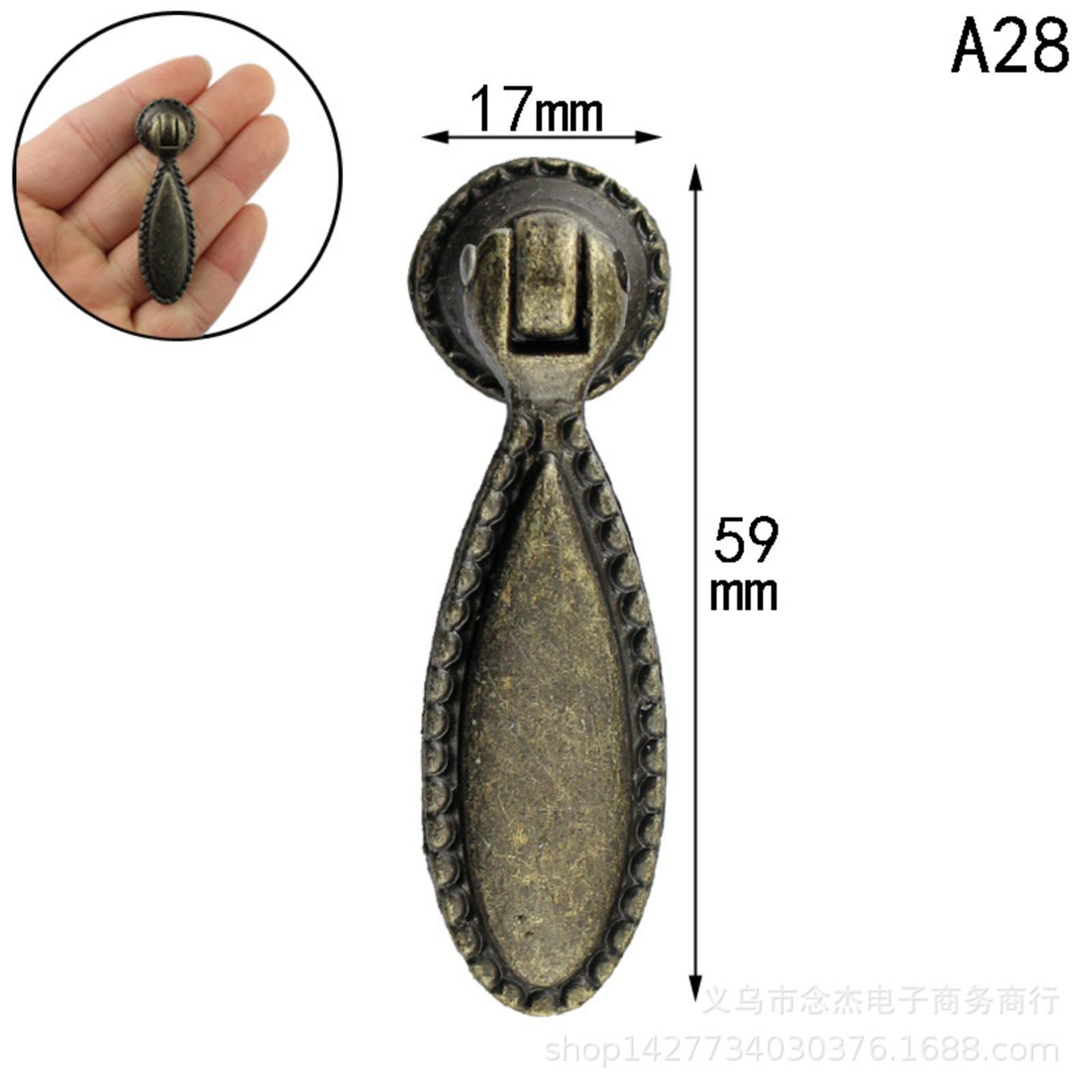 

Деревянные Шкафы, Винтажный Узор, Одноотверстия Ручки для Ящиков One Size