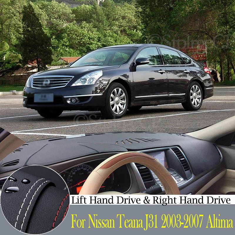 High-quality Leather Instrument Panel Protection Pad and Light-proof Pad for Nissan Teana J31 2003-2007 Altima Car Accessories