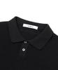 KNITTED Coolever Pk Short Sleeve Knit Tee Black