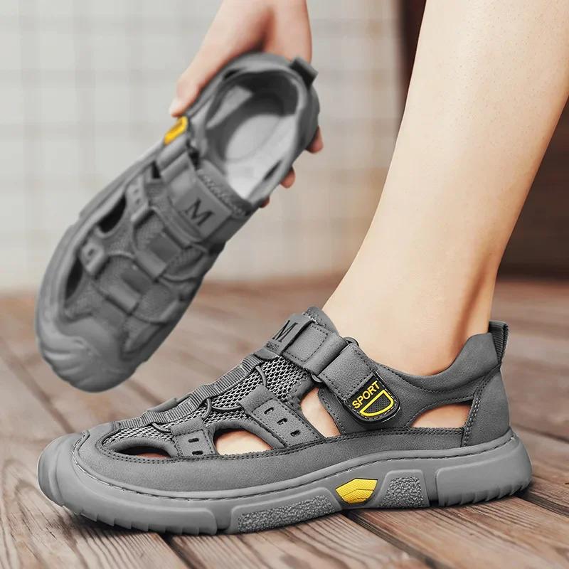 Men's Beach Wading Sandals New Outdoor Leisure Hiking Shoes Summer Fashion Breathable Mens Sneakers Comfortable Versatile Sandal