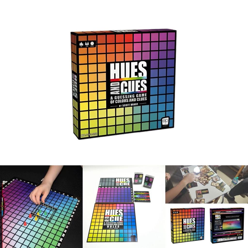Hues And Cues A Guessing Game Of Colors Clues Toy With Plastic Material For Kids And Adults