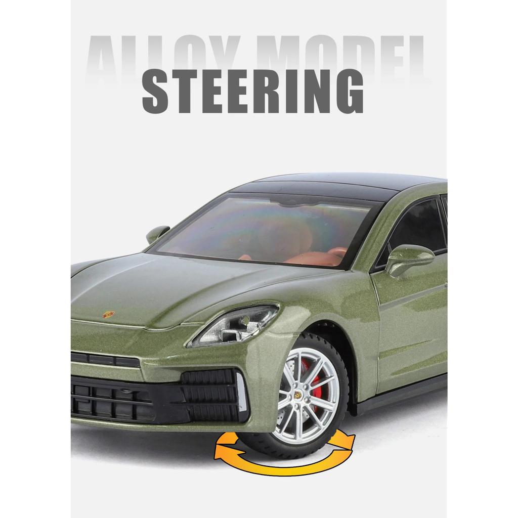 NEW 1/24 Porsche Panamera Supercar Alloy Model Car Toy Diecasts Metal Casting Sound and Light Car Toys for Children Vehicle