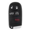 3 / 4 / 5 Buttons Remote Car Key Shell Wear-resistant Keyless Entry Key Fob Case Fit for Dodge / Chrysler