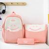 Three-Piece Backpack Set Large Capacity Student Schoolbag Women's Lightweight Backpack