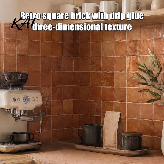 Oil Proof Heat Resistant Stove Decals Square Checkered Wall Tiles Stickers, Self Adhesive Retro PET Panels, Removable DIY Home Decor Wallpaper