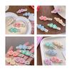Candy Color Heart Shape Duckbill Hair Clip Spring Summer Headwear for Woman Girls Taking Photo Shopping Travel Anti-slip