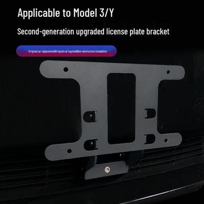 Abschließbarer, abnehmbarer Kennzeichenhalter für Tesla Model 3/Y