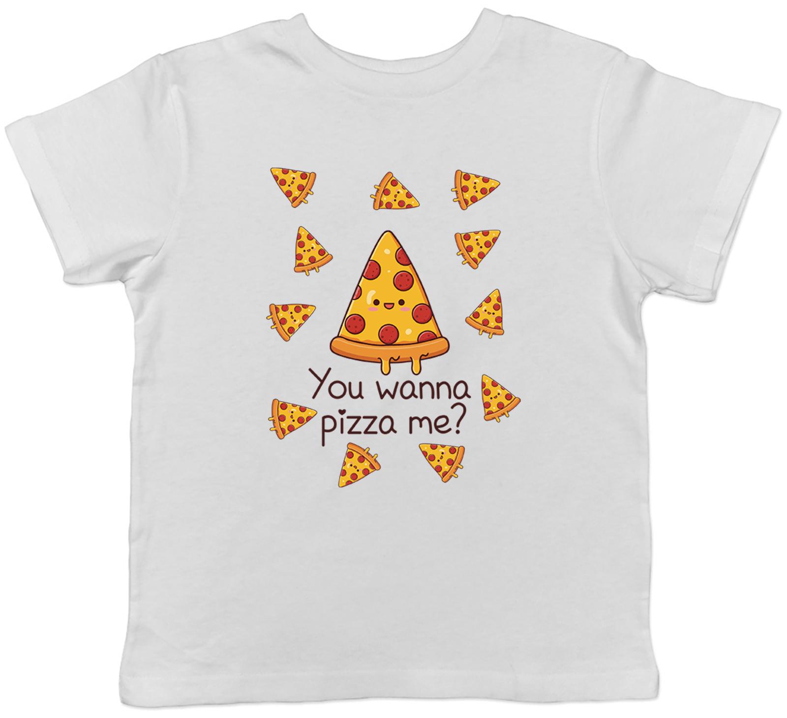 Pizza Day You Wanna Pizza Me? Funny Kids T-Shirt Boys Girls Gift 150
