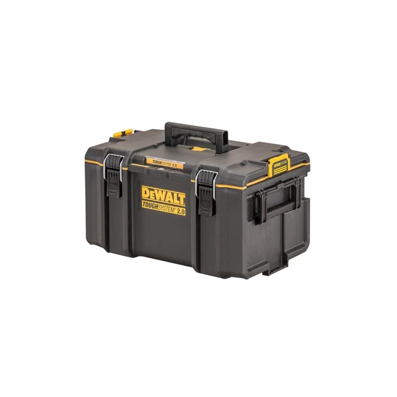 DeWalt ToughSystem 2.0 System Storage Box, Medium Size, Tool Box, Storage Case, DS300, Stackable Storage, DWST83294-1