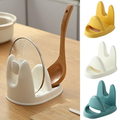 Kitchen Pot Lid Holder Stable Anti-skid Heat Resistant Thick Rust-proof Dishwasher Safe Plate Cutting Board Ladle Draining Rest Pot Lid Rack