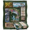 JQ Licensing Silky Trout Supersoft Blanket