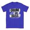 DRUM AND BASS  Unisex T Shirt  Vintage Tee Shirt Short Sleeve Crewneck TShirts Pure Cotton New Arrival Tops