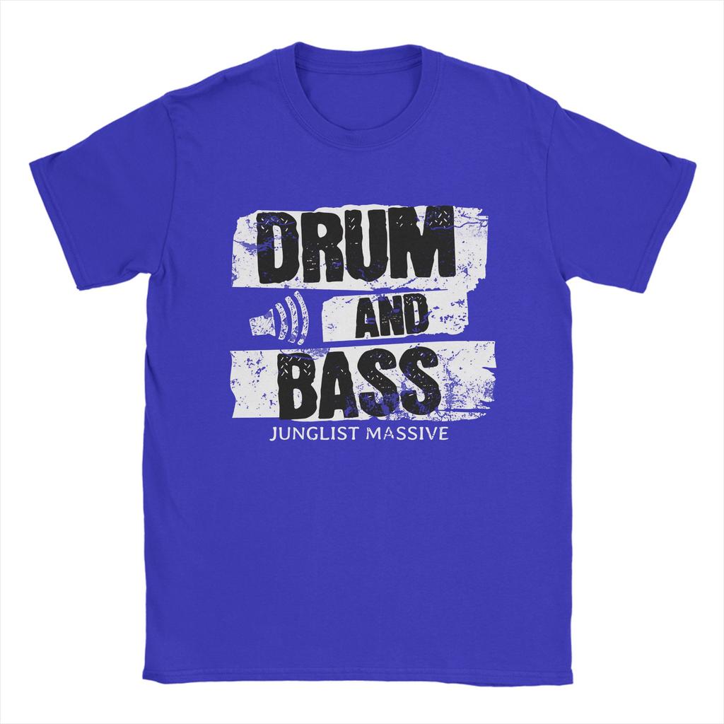 DRUM AND BASS Unisex T Shirt Vintage Tee Shirt Short Sleeve Crewneck TShirts Pure Cotton New Arrival Tops
