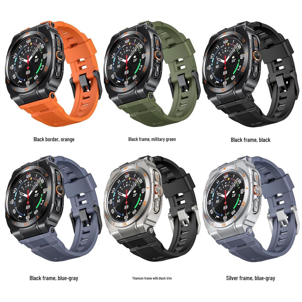 Braccialetto Sportivo Samsung Watch Ultra in Silicone Bicolore a Rilascio Rapido