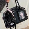 Y2K Itabag Harajuku Shoulder Bag Women Korean Transparent 2026 New Crossbody Bag Female Japanese Designer Trend Handbag Purse