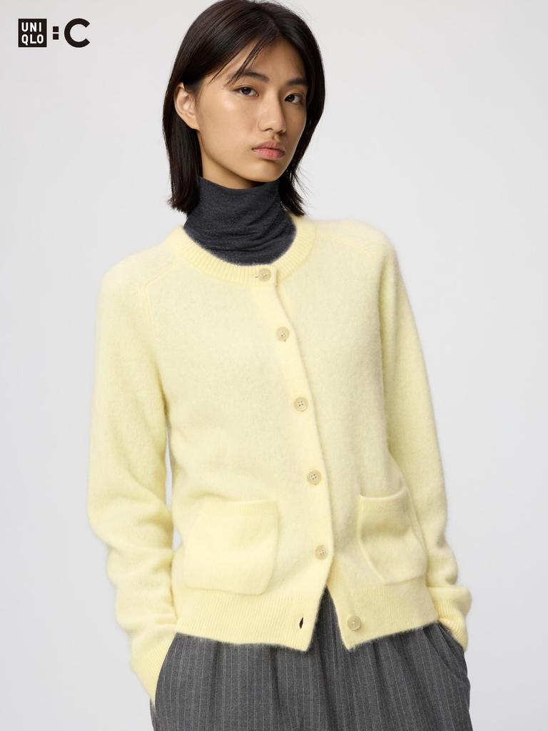 Uniqlo Japan Fluffy Cashmere Relaxed Cardigan