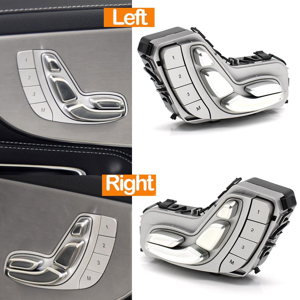 Car Front Seat Backrest Headrest Adjust Switch Memory Button For Benz C E GLC CLS EQC Class W205 W213 W253 W257 W293 2139059803