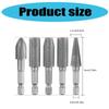 5Pcs  Drill Bit Metal Rotary Burr Drill Bit Wood File Grinders Milling Rasp Wood Metal Root Carving Milling Cutter