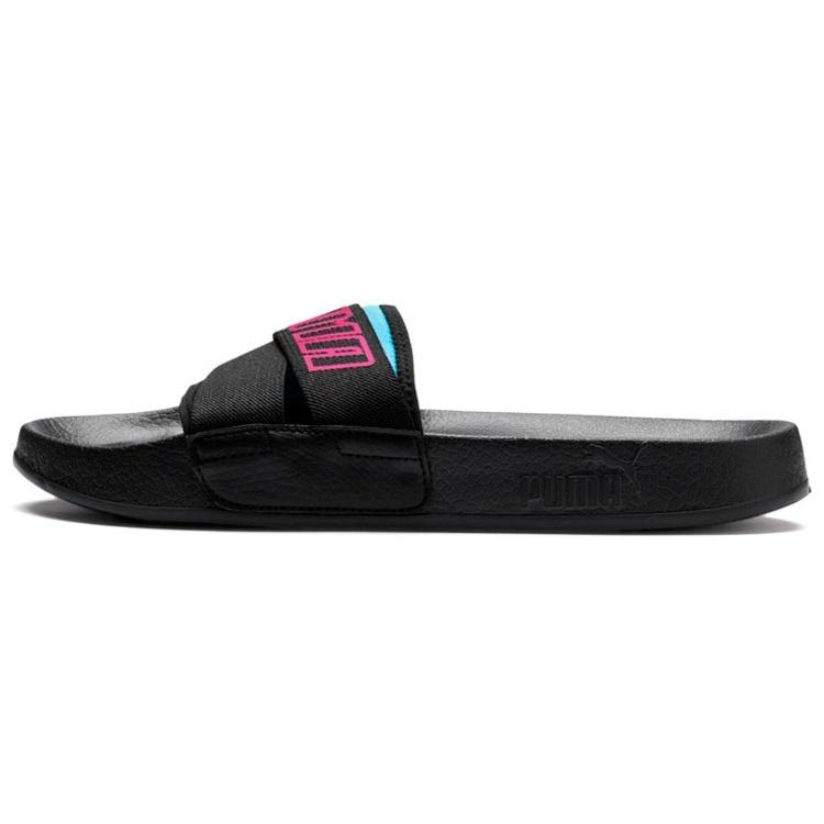 (WMNS) PUMA Leadcat Trailblazer Slide Black/Pink Women s 369418-01 EU 37