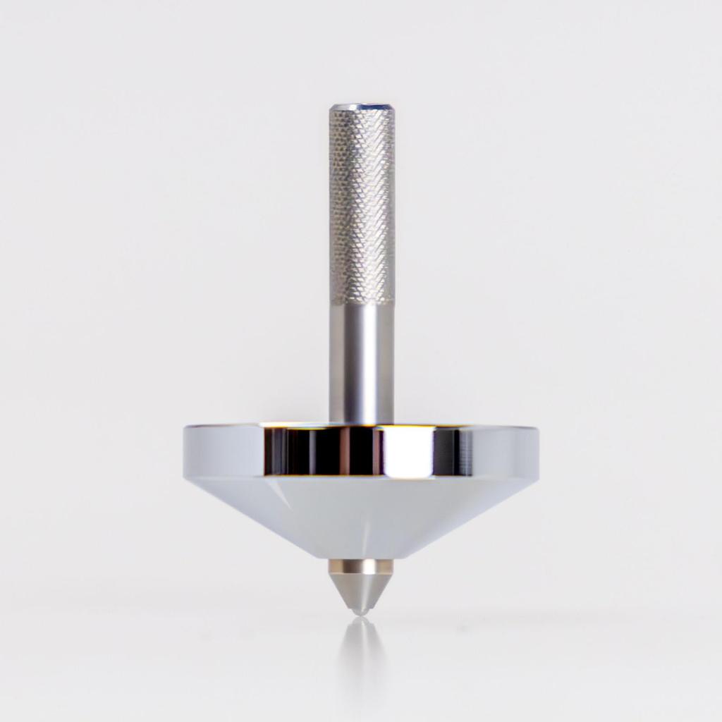 Precision spinning top NEXT-STARLIGHT-SP Silver (Starlight, press-fitted steel ball tip, SUPER PRECISION) (Silver)
