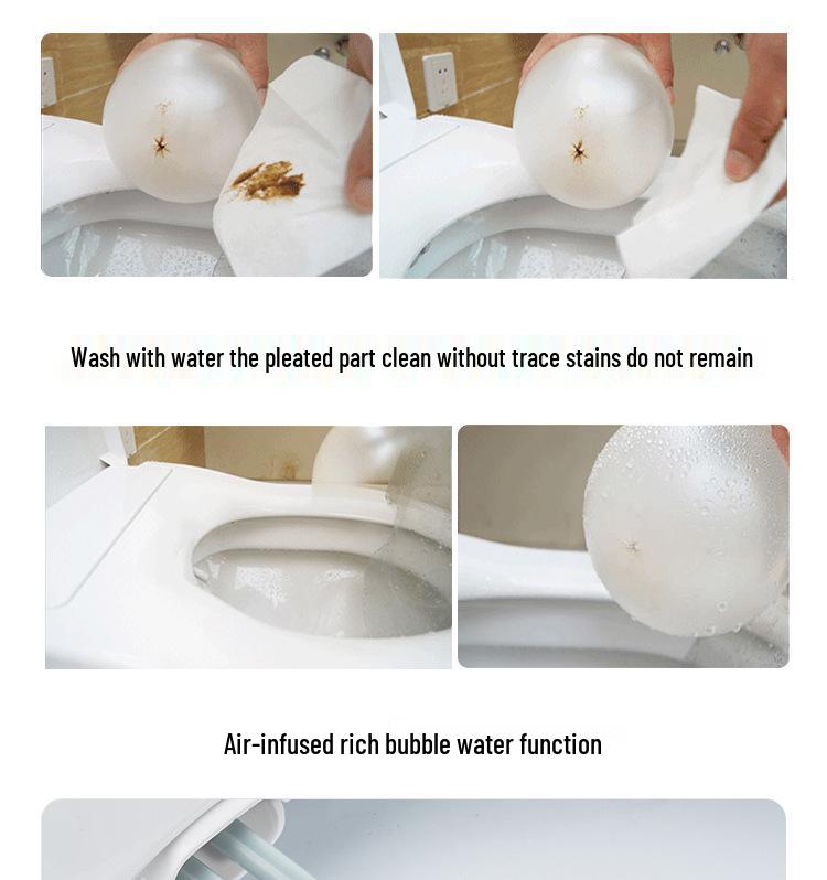 Smart Bidet Toilet Seat Cover with Water Spray Cleanser, No Electricity Needed