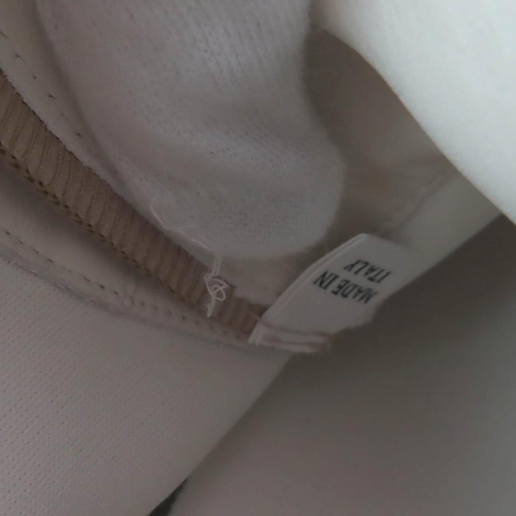 Pristine DIOR High Cut Sneakers B23 Rabbit Motif Shearling Beige Bore Women 37 Used