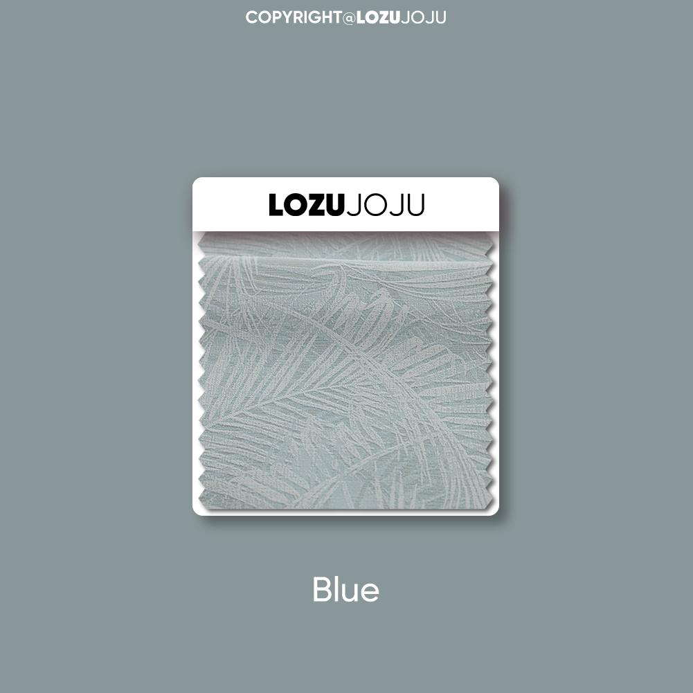 

1PC LOZUJOJU French Cream Curtains Relief Curtains Jacquard 95% Blackout Curtain for Bedroom Living Room Balcony Window for Home Decor W100cm x L130cm синій