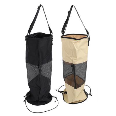 Boat Trash Bag Nylon Mesh Reusable Portable Boat Garbage Container with Lanyard for Outdoor Seaside