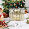 40 Pcs Electroplated Christmas Baubles Balls Plastic Christmas Tree Pendant  Gift