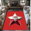Tappeto in Flanella Stampato Polonia Antiscivolo Morbido Poliestere Tappeto per Pavimento Tappetino Decorativo per Interni per Camera da Letto Soggiorno Divano