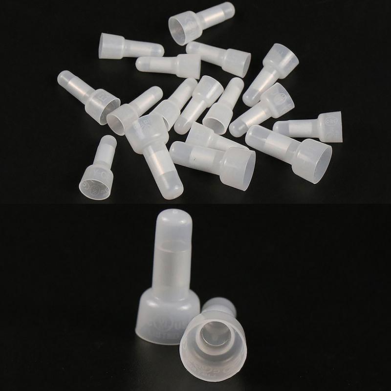 100/250Pcs Nylon Insulated Closed End Crimp Terminals Connectors 22-16/16-14/12-10 Gauge Crimp Cap Kit